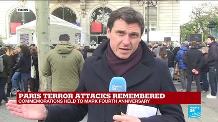 Paris marks fourth anniversary of terror attacks