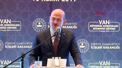 Van içişleri bakanı soylu van'da konuştu