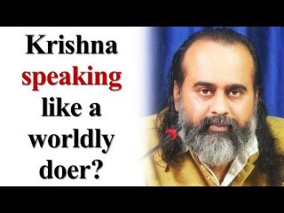 If Krishna is the timeless spirit, why does he speak like a worldly doer? || Acharya Prashant (2019)