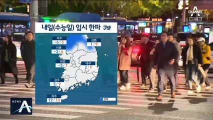 [날씨]내일 수능 한파…기온 10도 이상 내려가