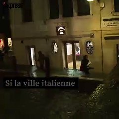 Venise inondée par une "acqua alta" historique