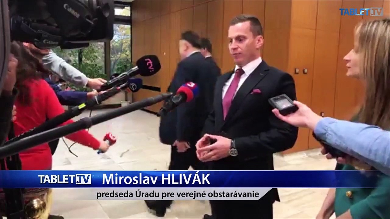 ZÁZNAM: Brífing predsedu ÚVO M. Hliváka
