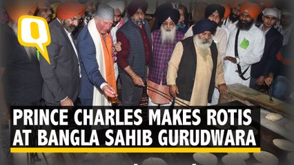 Prince Charles Visits Gurudwara Bangla Sahib, Prepares Chapatis in Langar