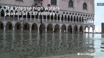 Venice swamped by highest tide in more than 50 years