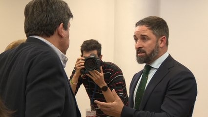 Abascal, Espinosa de los Monteros y Ortega Smith en el Congreso