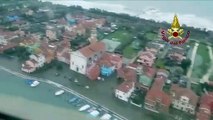 Venezia, record acqua alta, le immagini dall'elicottero (13.11.19)