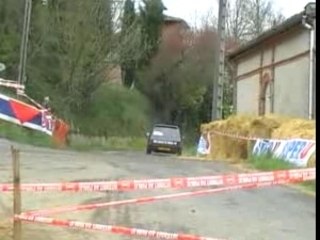 Epingle rallye du frontonnais,Premier passage