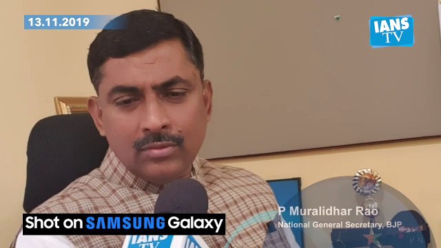 BJP General Secretary P Muralidhar Rao speaks on SC decision on Karnataka MLAs' disqualification