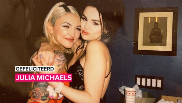Julia Michaels weet hoe ze een verjaardag moet vieren!