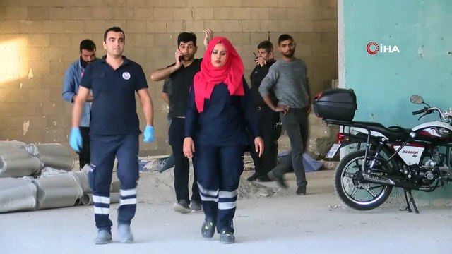 Asma kattan düşen inşaat işçisi hayatını kaybetti