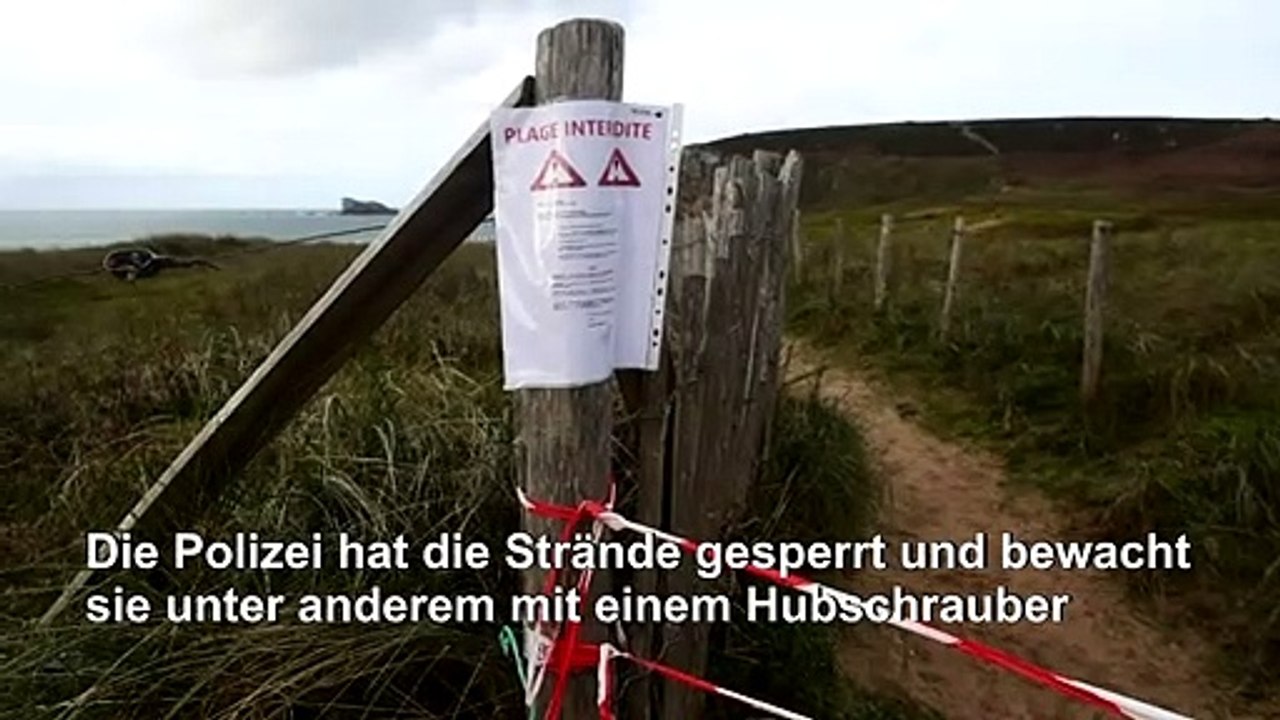 Kokain angespült: Strände in Frankreich gesperrt