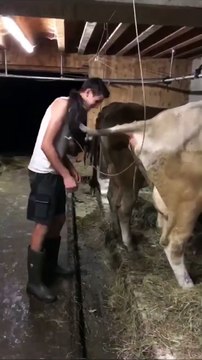 Cet homme utilise un shampoing écolo pour laver ses cheveux