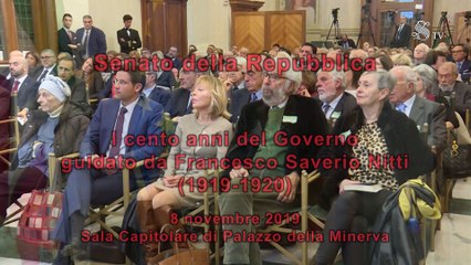 I cento anni del Governo guidato da Francesco Saverio Nitti (08.11.19)
