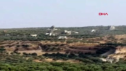 Rus uçakları, idlib'in güneyindeki köyleri vurmaya devam ediyor
