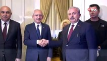 TBMM Başkanı Şentop, CHP Genel Başkanı Kılıçdaroğlu'nu ziyaret etti