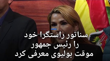 سناتور راستگرا خود را رئیس جمهور موقت بولیوی معرفی کرد