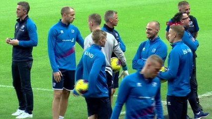 Spor izlanda, türkiye maçı hazırlıklarını tamamladı