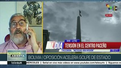 Agenda abierta: Bolivia: oposición acelera Golpe de Estado