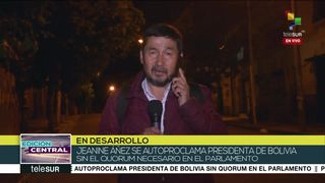 Bolivia: tensa calma en La Paz tras autoproclamación de Áñez como pdta