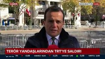 ABD'de PKK'lı teröristlerden TRT Haber muhabirine alçak saldırı
