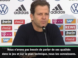 Allemagne - Bierhoff : "Kroos, un exemple pour nos jeunes joueurs"