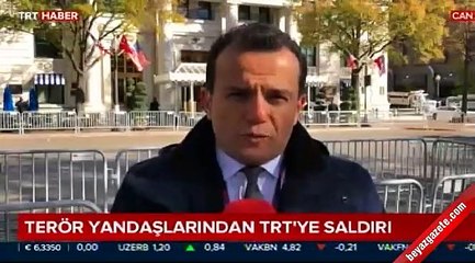 TRT muhabirine saldırı!