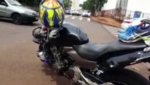 Acidente é registrado na Rua Pio XII, esquina com a Rua São Paulo