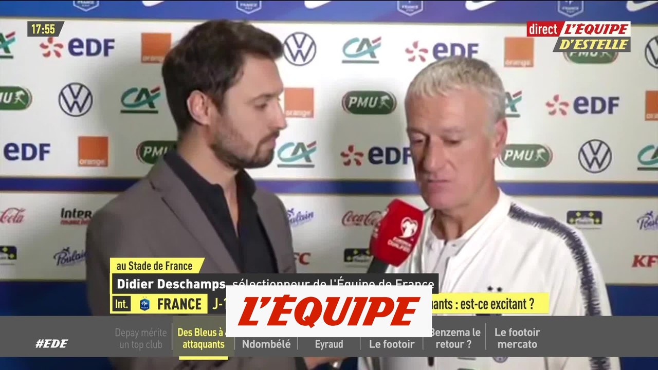 Deschamps «L'objectif est clair» - Foot - Qualif. Euro - Bleus