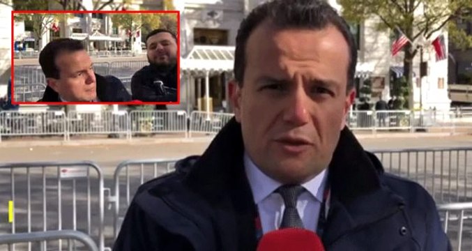 ABD'de PKK yandaşları TRT muhabirine saldırdı