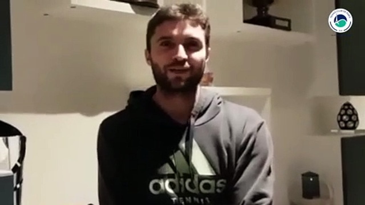 Gilles Simon du Tennis Club de Paris a un message pour vous - #GoTCP