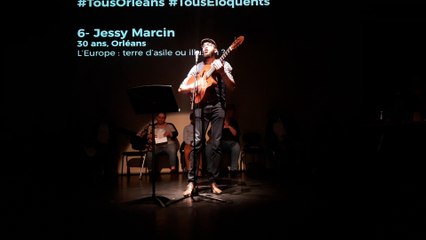 Jessy Marcin au concours "Tous Orléans, tous éloquents" le 13 novembre 2019