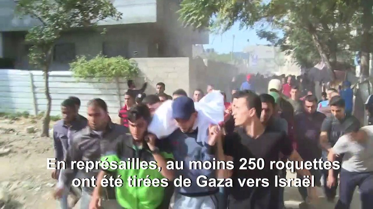 Frappes israéliennes, roquettes palestiniennes: la spirale de la violence est de retour