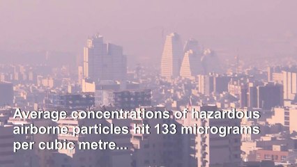 Air pollution shuts schools in Iran's capital