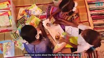 Waste-pickers' children have their own library