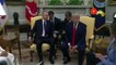 - Erdoğan-Trump görüşmesi başladı- Cumhurbaşkanı Recep Tayyip Erdoğan:- 'Basın toplantısında etraflıca her şeyi anlatacağız'- ABD Başkanı Donald Trump:- “Cumhurbaşkanını gerçekleştirdikleri çabadan dolayı tebrik ediyorum. Sı...