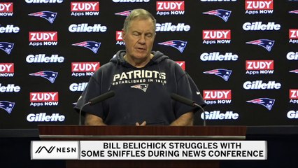 Bill Belichick Struggles With Some Sniffles During Press Conference