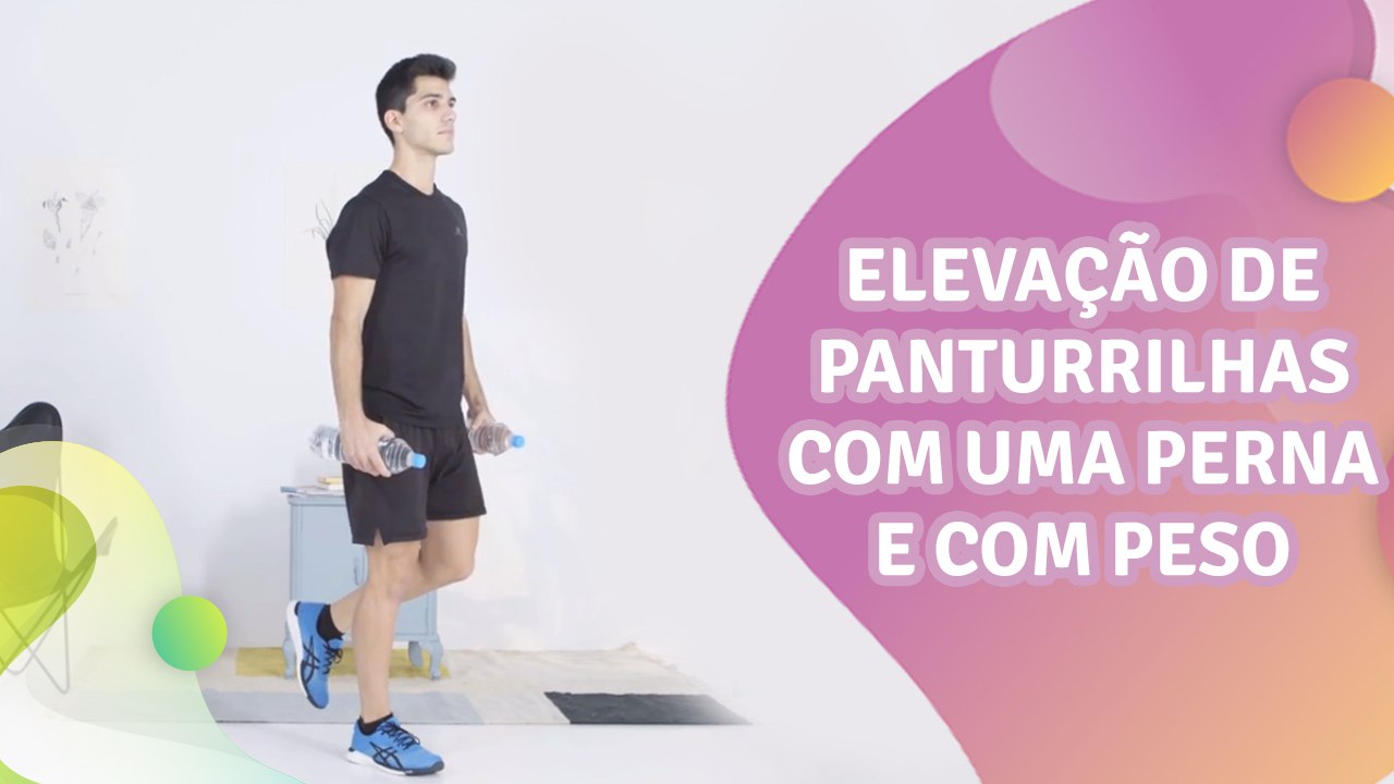 Elevação de panturrilhas com uma perna e com pe...