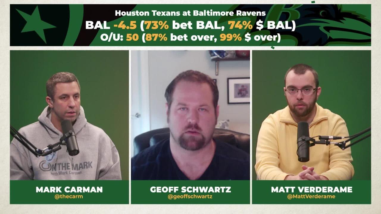 Place Your Bets: Texans v Ravens