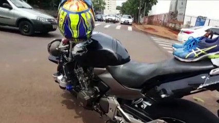 Acidente é registrado na Rua Pio XII, esquina com a Rua São Paulo