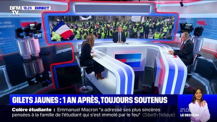 Gilets jaunes: un an après, toujours soutenus - 13/11