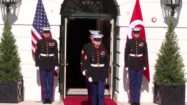 - Erdoğan-Trump görüşmesi başladı- Cumhurbaşkanı Recep Tayyip Erdoğan: - Basın toplantısında...