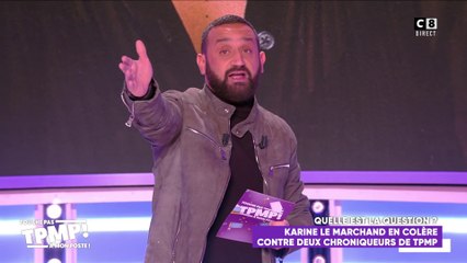 Karine Le Marchand traite Matthieu et Kelly d"imbéciles", Cyril Hanouna lui répond