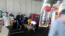 Trabzon hafif ticari araç, tankere çarptı: 3 yaralı