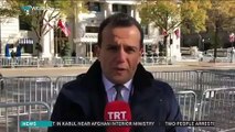 Canlı yayında TRT muhabirine saldırı