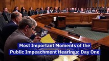 Most Important Moments of the Public Impeachment Hearings: Day One