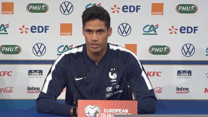 Bleus - Varane : "Mbappé booste l'équipe"