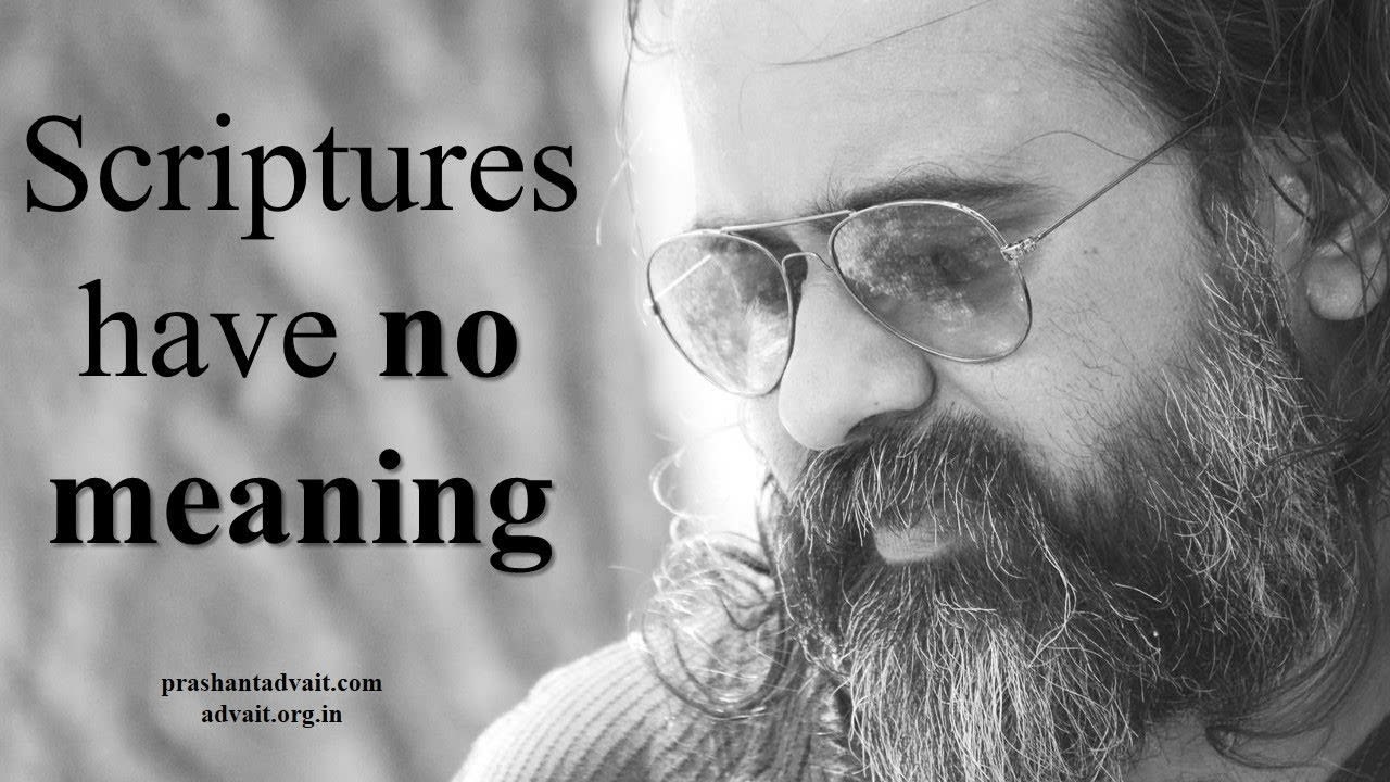 Spiritual scriptures have no meaning || Acharya Prashant (2016)