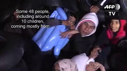 Greek coastguard rescues 48 migrants crossing the Aegean