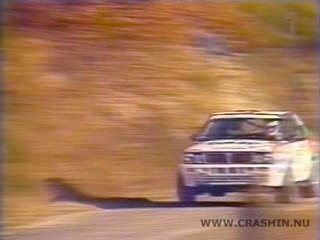 Delta  Integrale crash Fiorio 1989