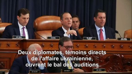 Destitution de Trump: début des auditions publiques au Congrès